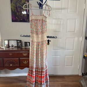 Tory Burch Multicolor Floral Maxi Dress